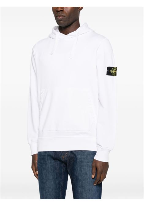 felpa 6100062 uomo bianca STONE ISLAND | L1S15 6100062 S0051V0001